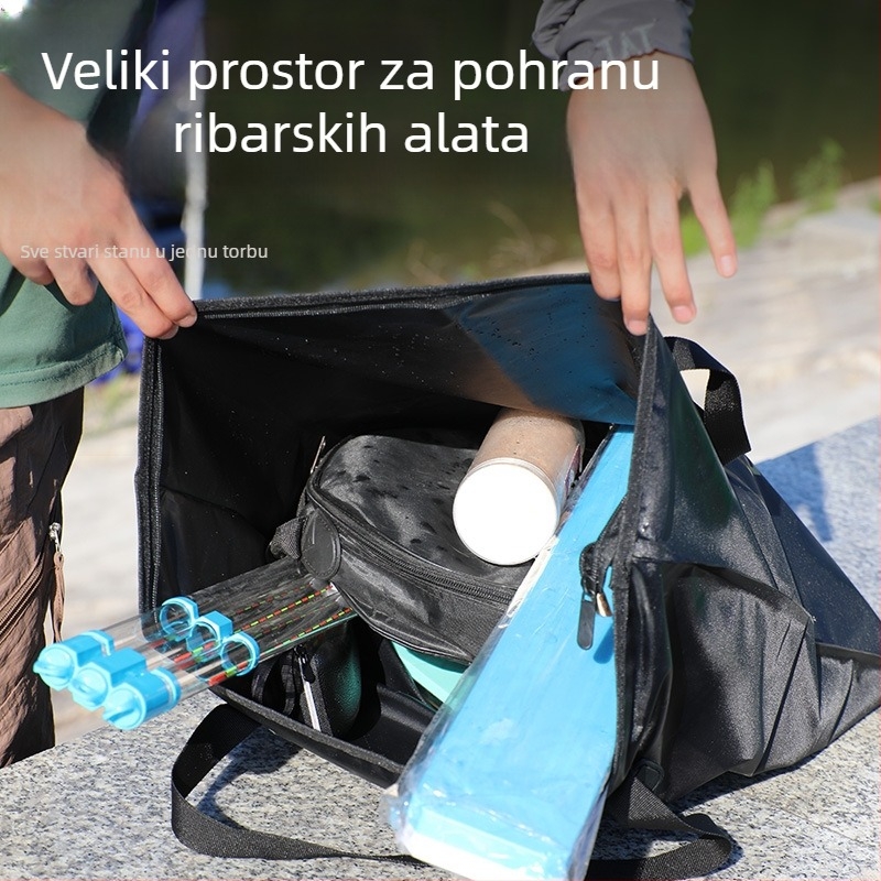 Camper Torba za opremu za ribolov – vodootporna, sklopiva, prijenosna