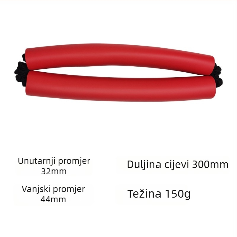 Traka za bokove otporna s latex/NBR pjenastim cijevima – pogodna za vježbe nogu i čučnjeva, prilagodljiva