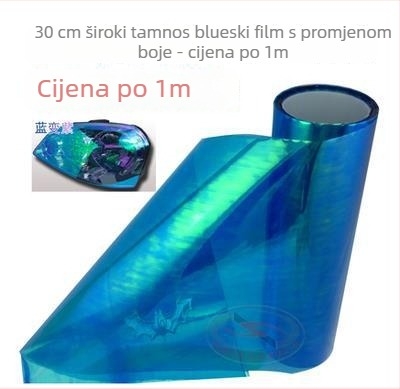 Naljepnica za automobilska svjetla | Transparentna folija s efektom mijenjanja boje (kameleon) | Materijal: Drugo; Ugradnja: Ljepljiva; Uzorak: Kao na slici