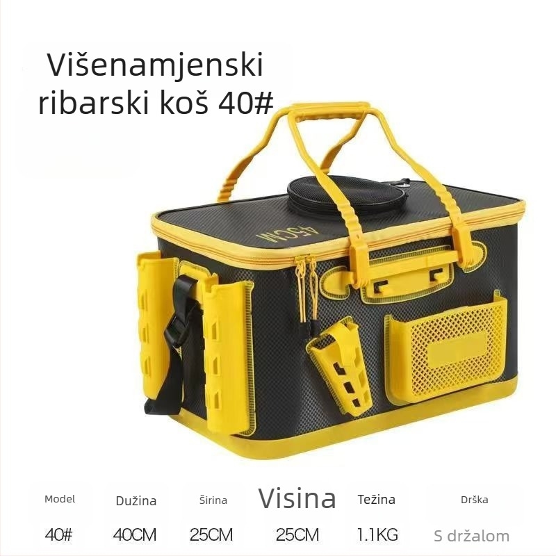 EVA posuda za žive ribe za morski ribolov, vodootporna, s mogućnostima montaže mamca i linije