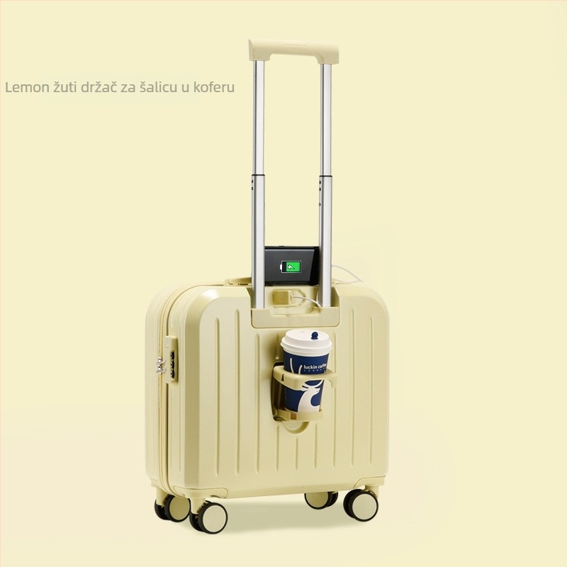 Kofer za ručnu prtljagu; PVC tijelo; otvaranje zatvaračem; USB priključak; protiv krađe; model 716