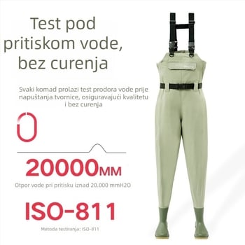 Nepremoćne hlače za ribolov – ultra lagane, otporne na habanje, vodootporne, potpuno pokrivaju tijelo, unisex, zimi