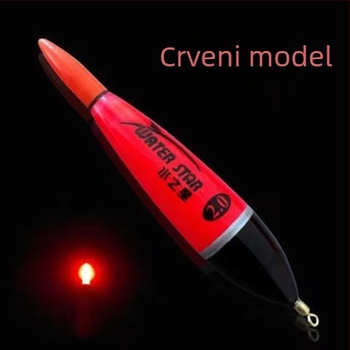 Water Star Elektronički osvijetljeni plutač za vertikalni drift, plastična plutа s kliznim dizajnom