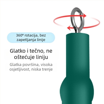 Proširena silikonska plutajuća sjedalica za ribolov s kliznim i rotacijskim mehanizmom, ojačana okomita potpora za velike šarane