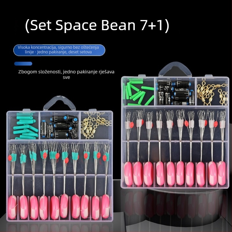 Space Bean 7+1 set od silikona (Brand: Dried fish; Šifra proizvoda: 7+1 space bean set; Materijal: Silicone)