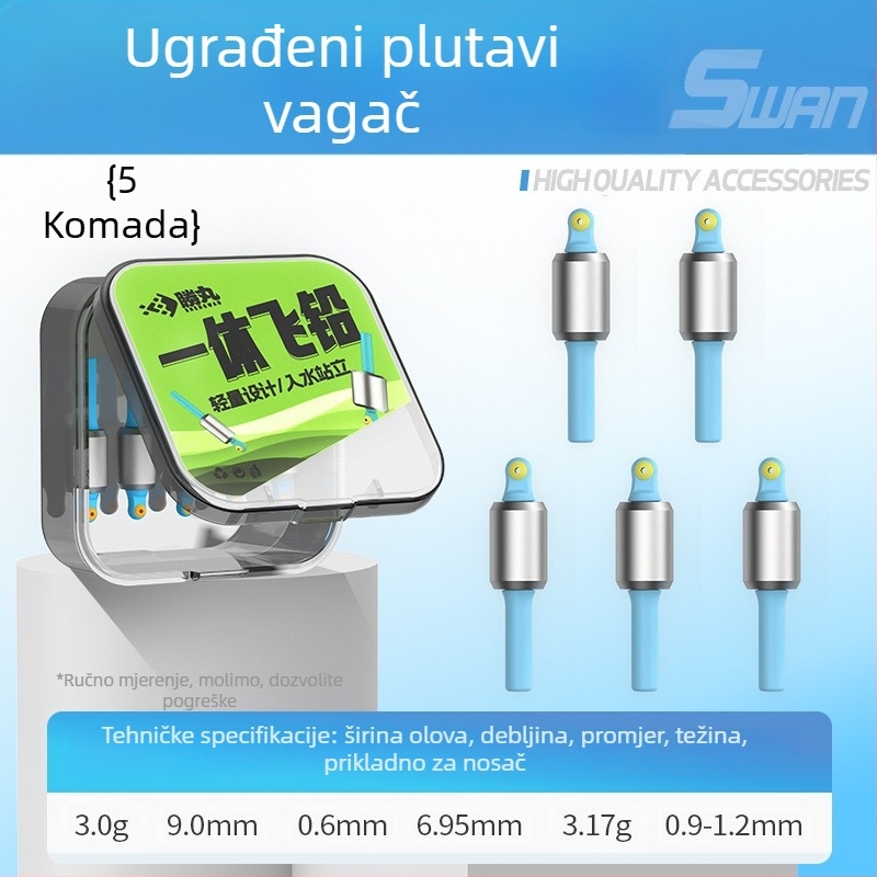 Katsuya FQPZ Integrirano Olovno Plovilo Sjedalo za Muhe – Ultra Lagano, Olovno Kori za Podrezivanje