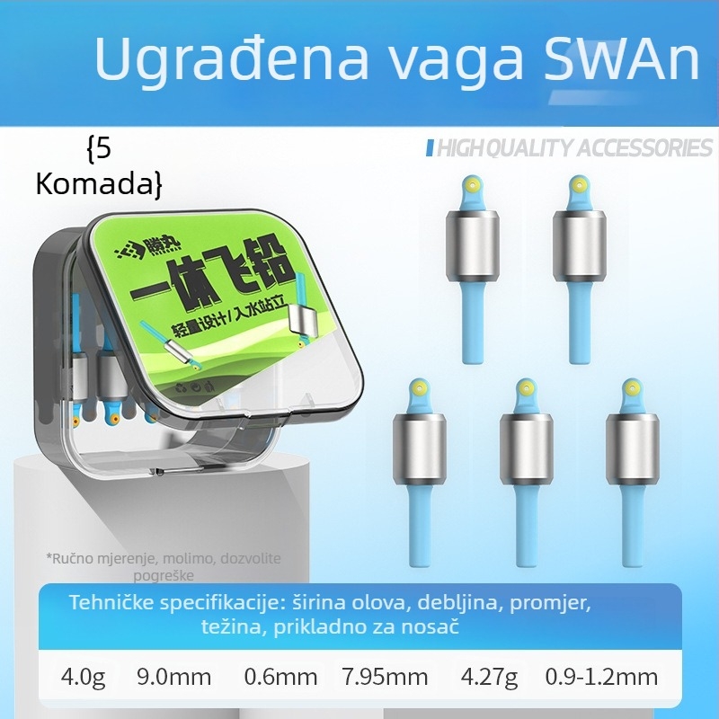 Katsuya FQPZ Integrirano Olovno Plovilo Sjedalo za Muhe – Ultra Lagano, Olovno Kori za Podrezivanje