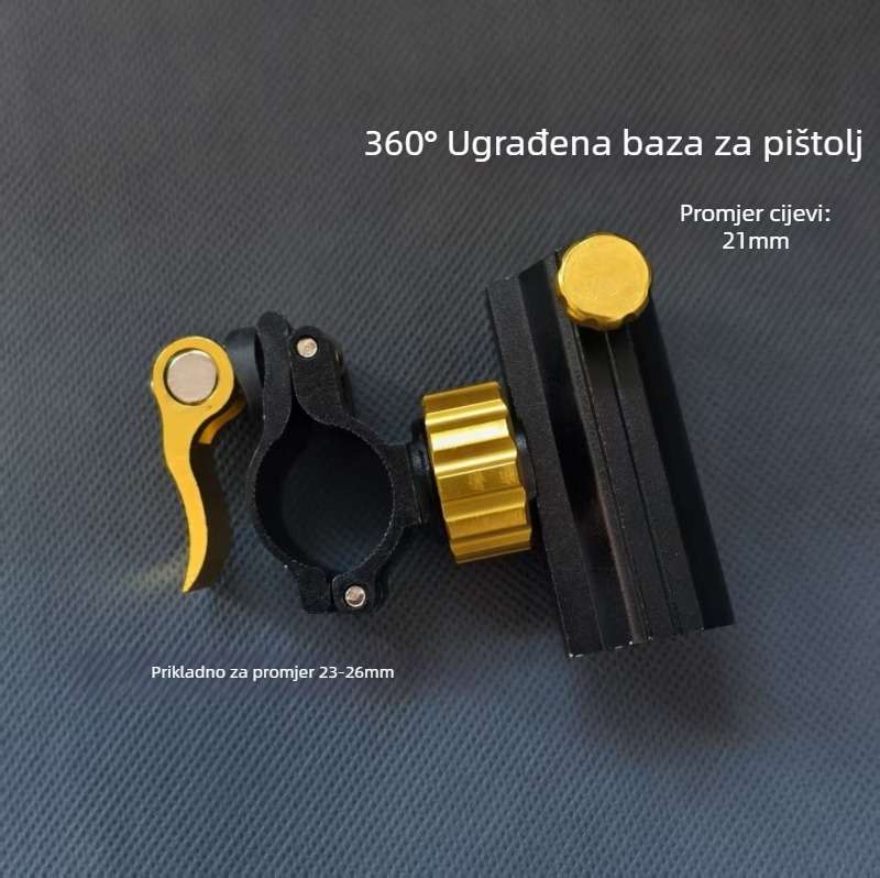 Set dodatne opreme za europsku ribolovnu stolicu: posuda za mamce, okretna podrška, zaštita ribe, nosač kišobrana, aluminijska zlitina
