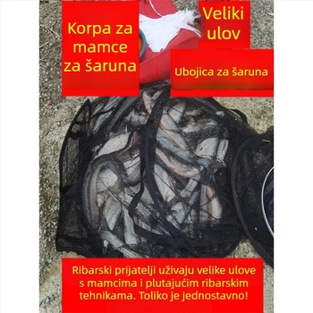 Vodne rastvorljiva mamac torba za ribolov – Torba za fiksno gnijezdo s rastvorljivom mrežom, s češnjakom Mudfish i kukuruzom (Brand: Other; Podrijetlo: Kina; Materijal: Other)