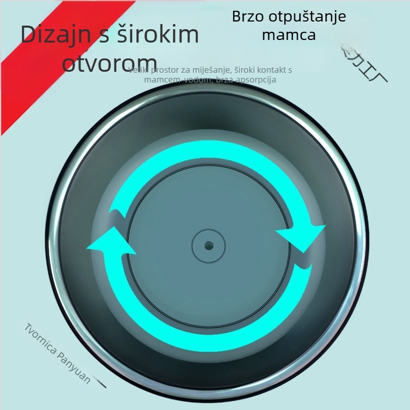Set od tri posude za miješanje mamaca i njihovo skladištenje za ribolov