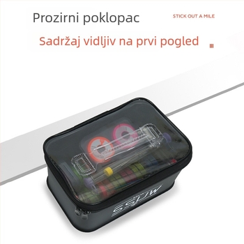 Kutija za ribolovnu opremu s organizatorom za umjetne mamce i mamce