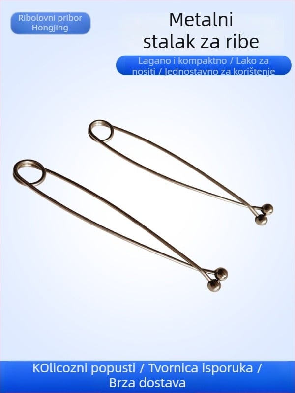 Metalni otvarač usta ribe — dodatak za ribolov s mamcima