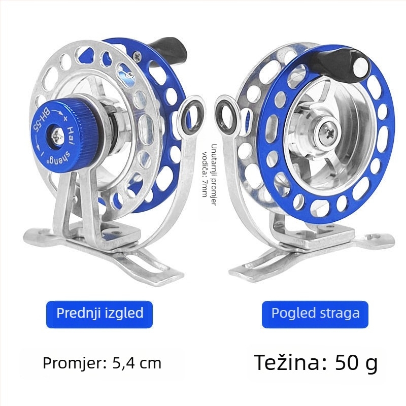 Ribolovni kolut s prednjom kočnicom Beautifulou – Kina (Front wheel; Brand: Beautifulou; Origin: China; Category: Fishing reel)