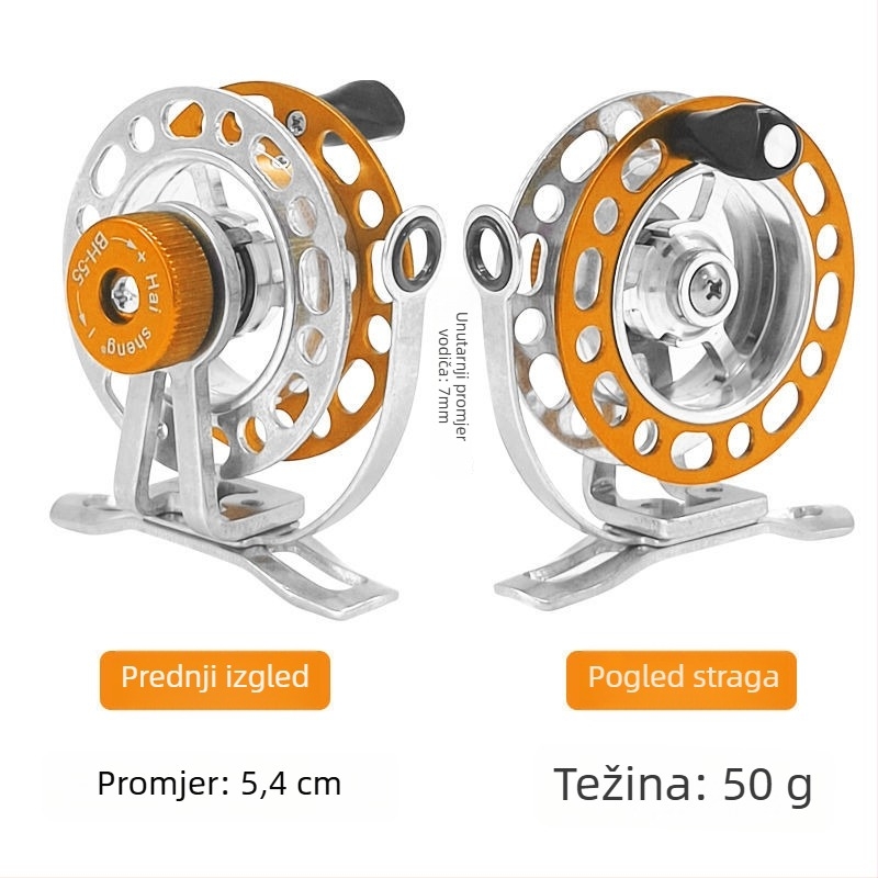 Ribolovni kolut s prednjom kočnicom Beautifulou – Kina (Front wheel; Brand: Beautifulou; Origin: China; Category: Fishing reel)