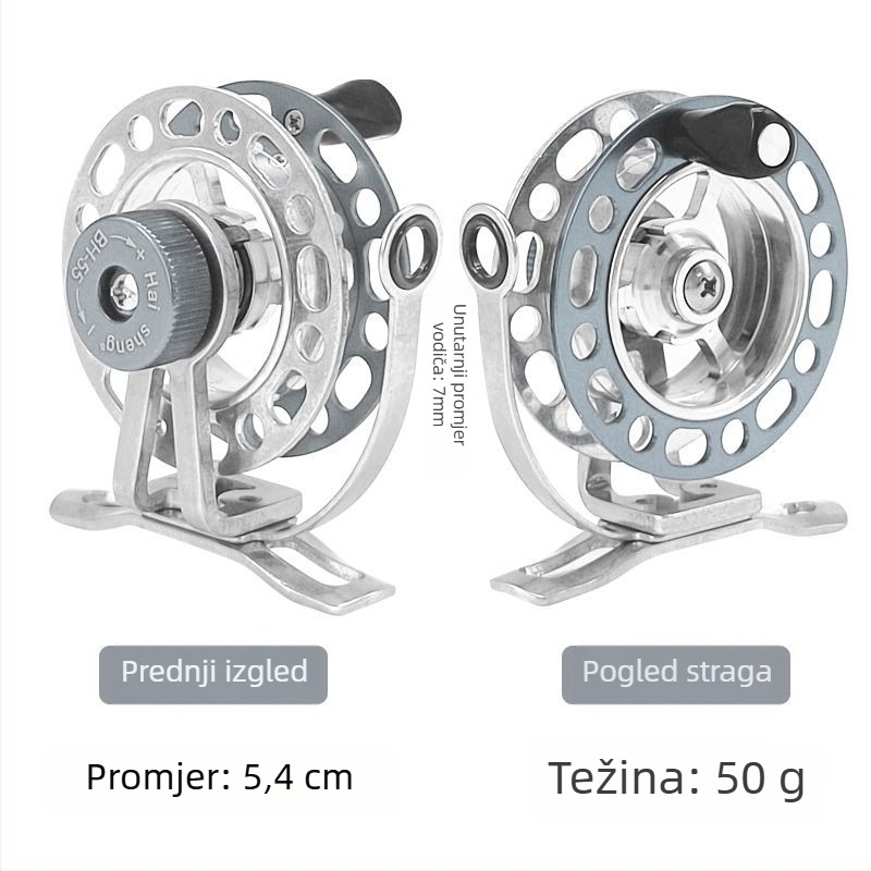 Ribolovni kolut s prednjom kočnicom Beautifulou – Kina (Front wheel; Brand: Beautifulou; Origin: China; Category: Fishing reel)