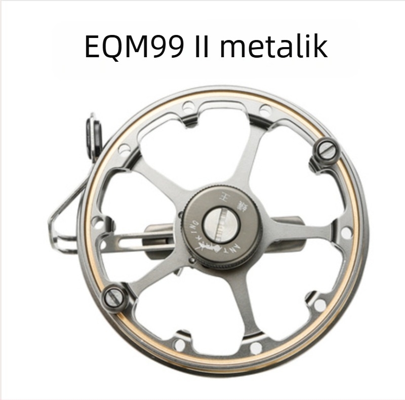 Kolut za pecanje s metalnom konstrukcijom, ultra lagan, prednja kočnica
