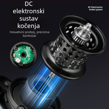 Water Drop kolut za ribolov s pametnom elektronickom kočnicom, dugi dometi bacanja, marka Fddl/Diao Delai