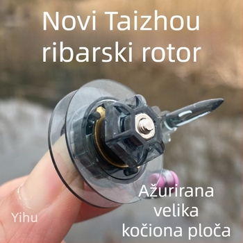 Tradicionalna Taizhou ribarska navijač od Shining Lake – ručna ručica i navoj za liniju