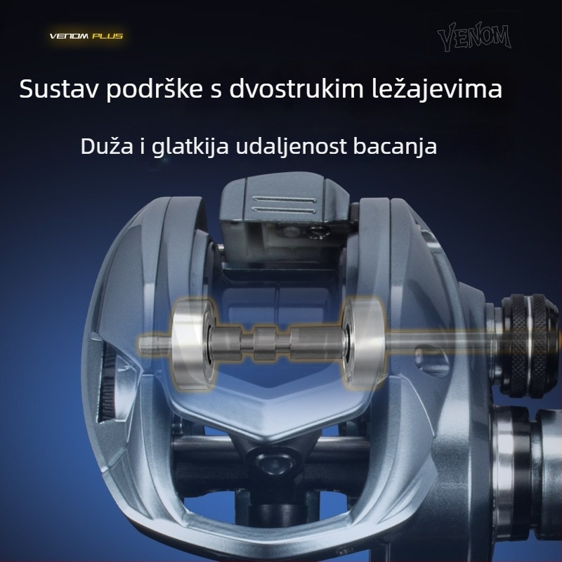 TEASER Mulineta za varalice - dugi domet bacanja, zaštita od kidanja linije, sveobuhvatna mulineta, pakiranje 20 kom