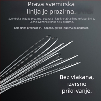 BKUMAN najlon glavna ribolovna linija, nosnost 0,5–10 kg, pakiranje 100 komada po kutiji, Kina