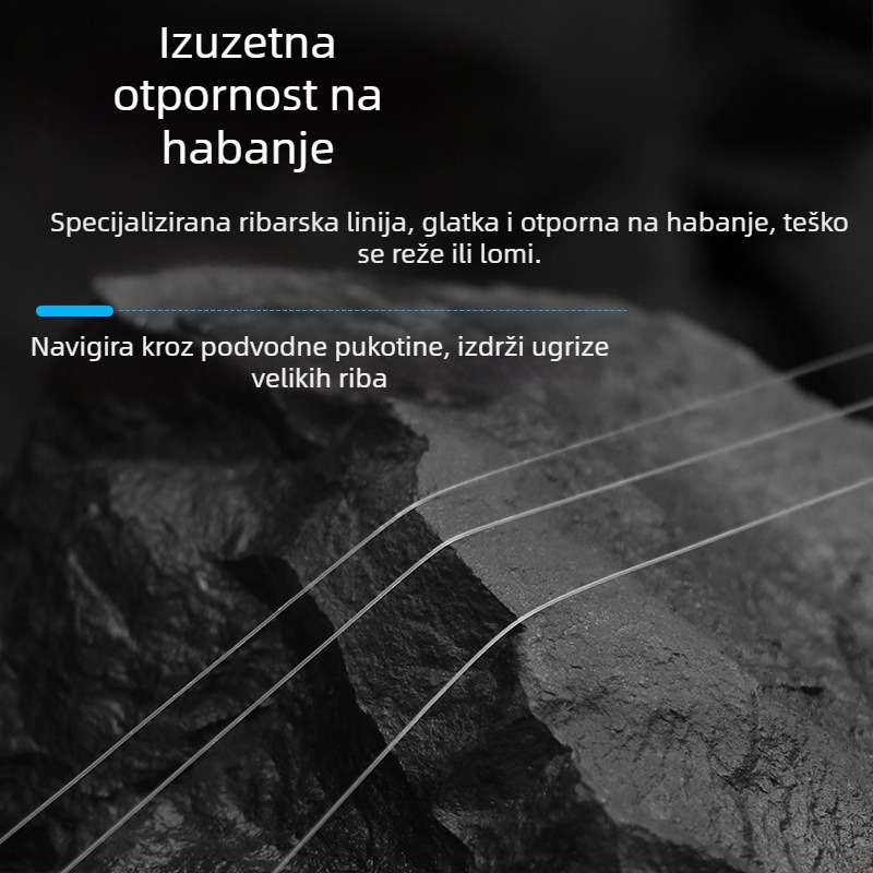 BKUMAN najlon glavna ribolovna linija, nosnost 0,5–10 kg, pakiranje 100 komada po kutiji, Kina