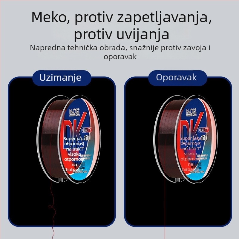 Huaya Najlon glavna linija - visoke čvrstoće ribolovna linija, kutija s 10 rolama