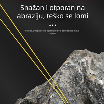 Yamano najlon glavna linija za morski ribolov, otporna na habanje, 150 m, nosivost 5–50 kg
