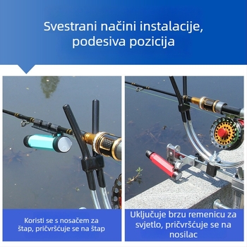 Svjetlo za ribolov na splavu - LED, plastična konstrukcija, domet ispod 50 m