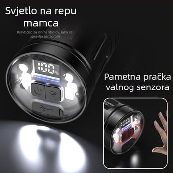 Camper Noćna ribolovna svjetiljka – Punjiva, Uključeno punjač