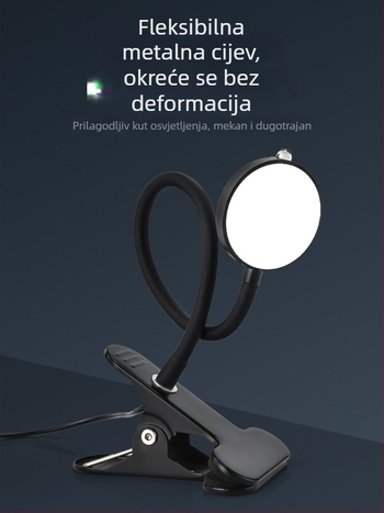 Svjetlo za ribolov na raftu, dvostruko glava, punjivo, plastično kućište, 50 g, noćno ribolovno svjetlo