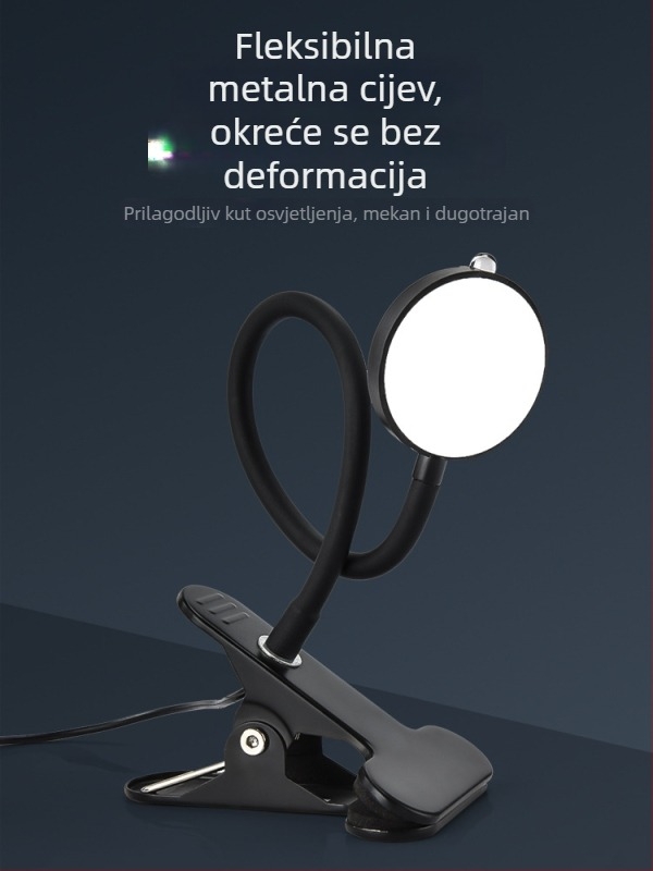 Svjetlo za ribolov na raftu, dvostruko glava, punjivo, plastično kućište, 50 g, noćno ribolovno svjetlo