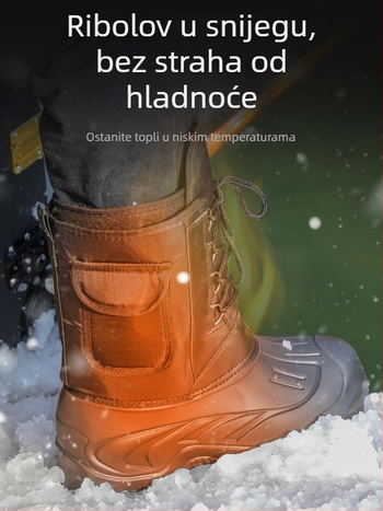Ribarske cipele EVA, protuklizne, vodootporne, za ledni ribolov, zimske čizme (Materijal: EVA; Protuklizno; Vodootporno; Za ledni ribolov; Zimske čizme)
