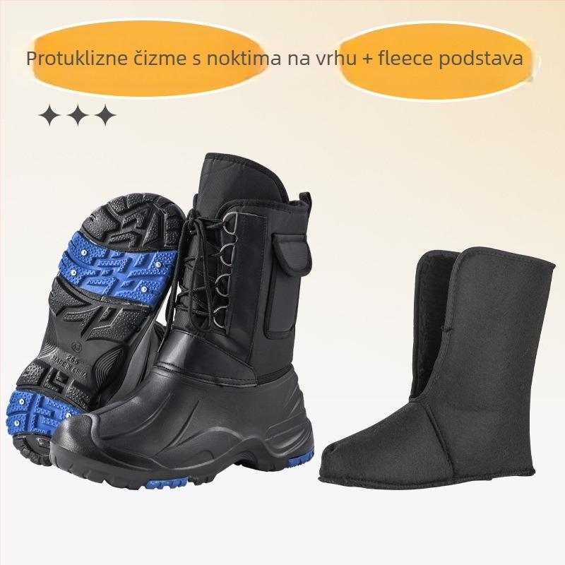 Ribarske cipele EVA, protuklizne, vodootporne, za ledni ribolov, zimske čizme (Materijal: EVA; Protuklizno; Vodootporno; Za ledni ribolov; Zimske čizme)