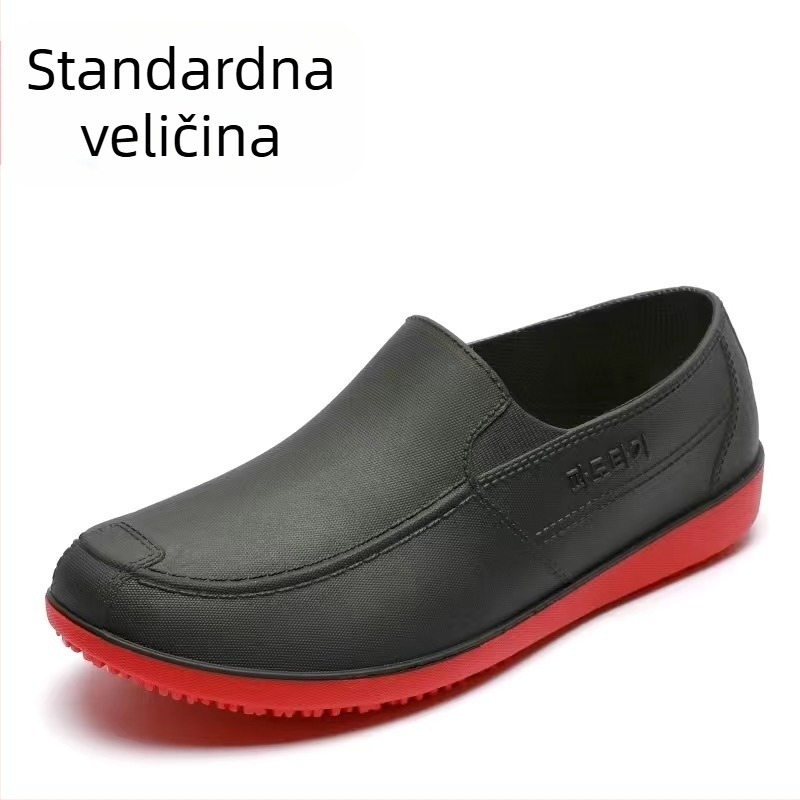 Muške PVC kišne čizme, niskog kroja, EVA uložak, mrežasta podstava, otporne na habanje