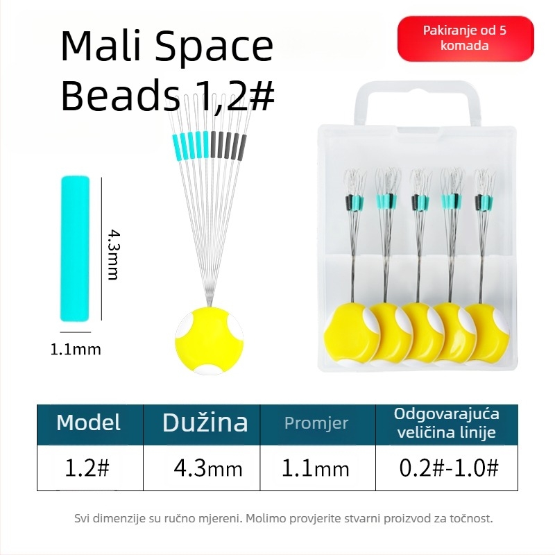 Space Beans ribolovni dodatak, materijal: svileni cvijet, pakiranje na veliko, sustav zaključavanja