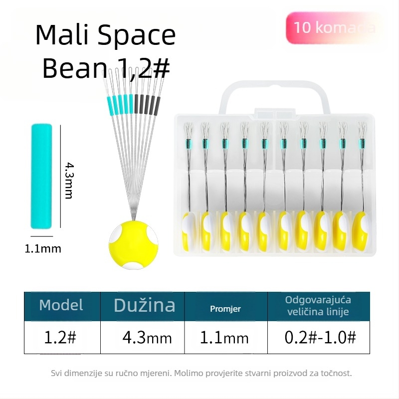 Space Beans ribolovni dodatak, materijal: svileni cvijet, pakiranje na veliko, sustav zaključavanja
