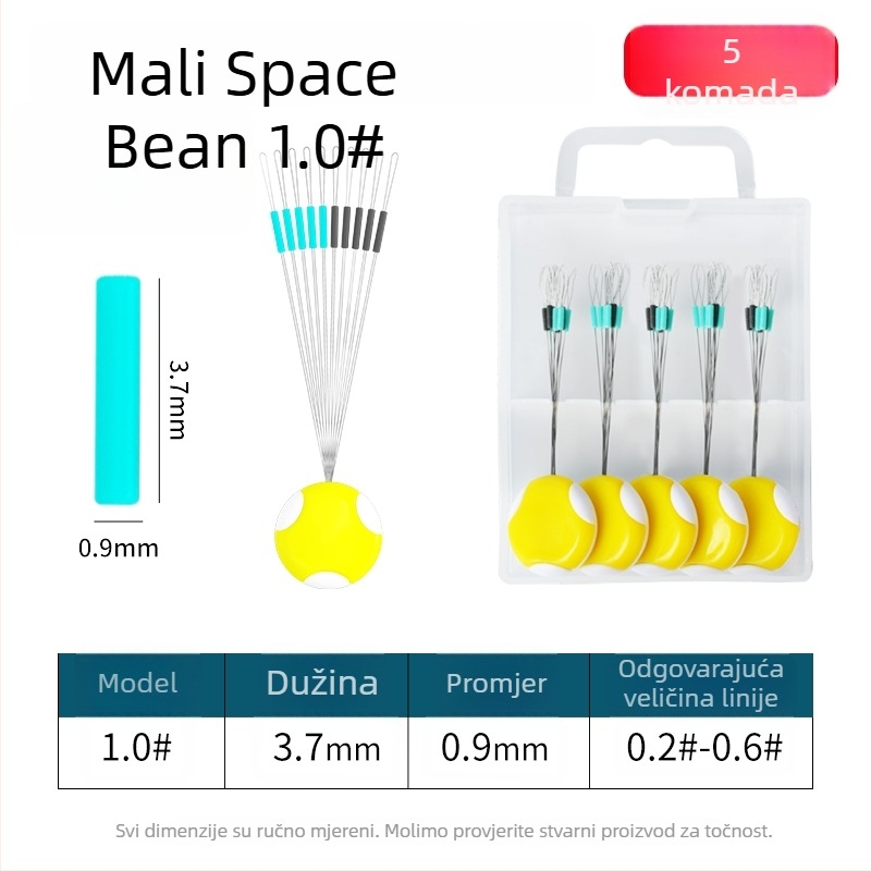 Space Beans ribolovni dodatak, materijal: svileni cvijet, pakiranje na veliko, sustav zaključavanja