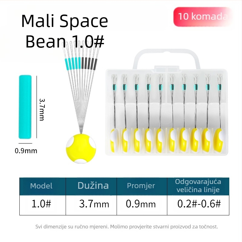 Space Beans ribolovni dodatak, materijal: svileni cvijet, pakiranje na veliko, sustav zaključavanja