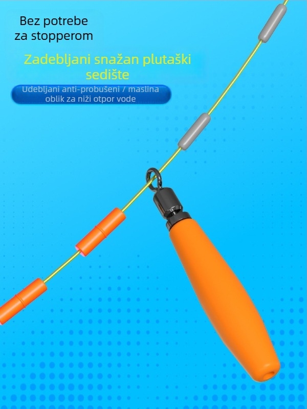 Little Impatiens cjeloviti komplet ribolovnog pribora s kliznim plutačem i međukoralicama za duga bacanja