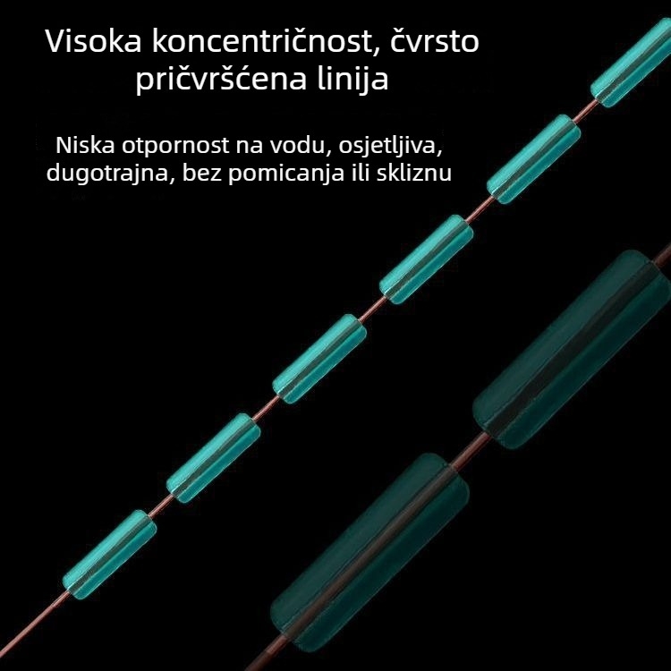 Silikonske svemirske perle, vrhunske kvalitete, 300 kom