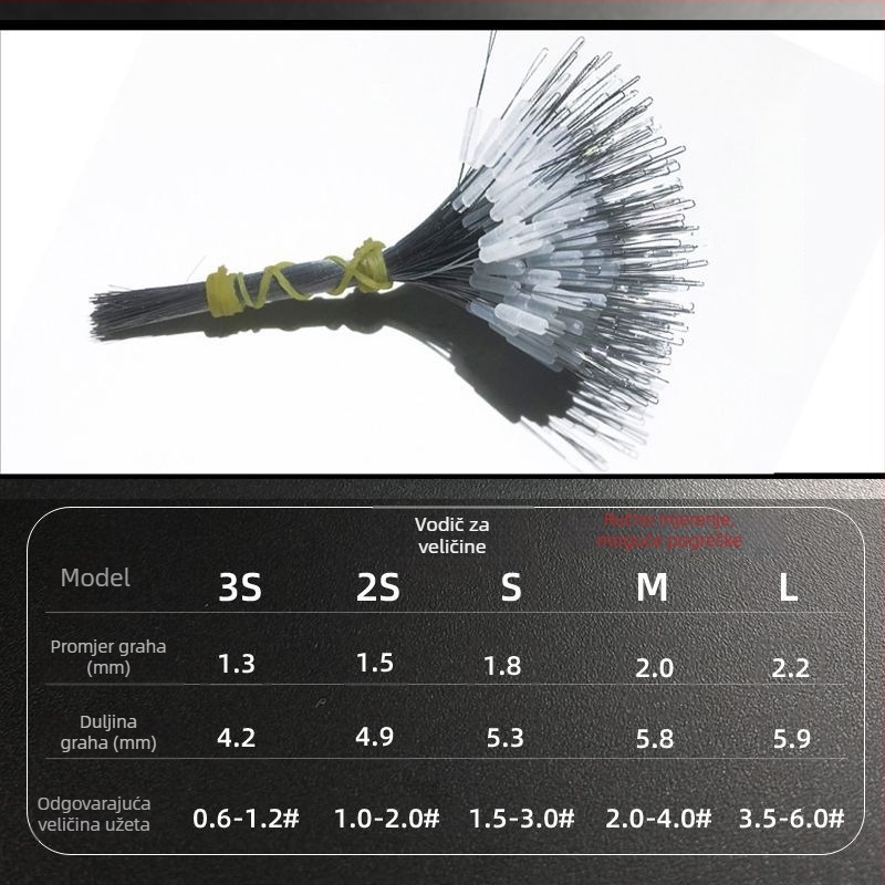 Silikonske svemirske perle, vrhunske kvalitete, 300 kom
