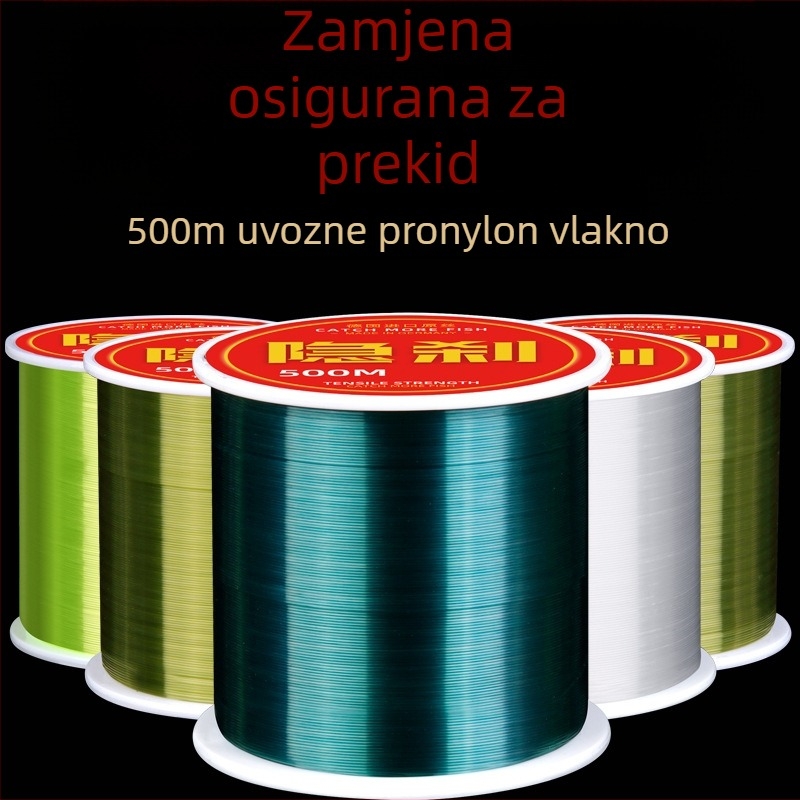 Najlon glavna ribolovna linija za morski ribolov, 500 m