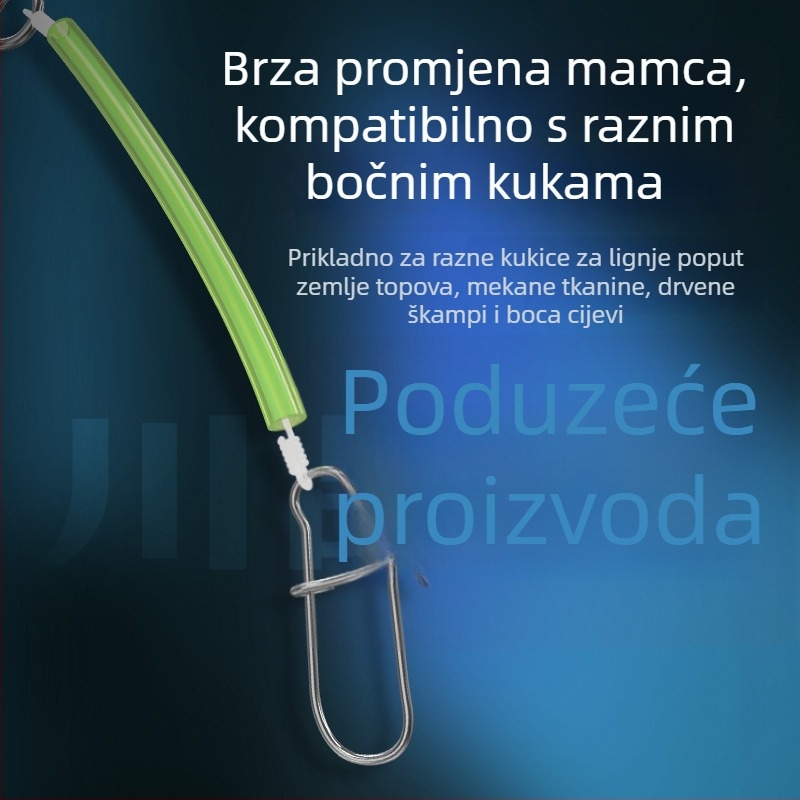 Svjetleći sustav za lov kalamara, hobotnica i sipe s najlonskom niti za morski ribolov s broda