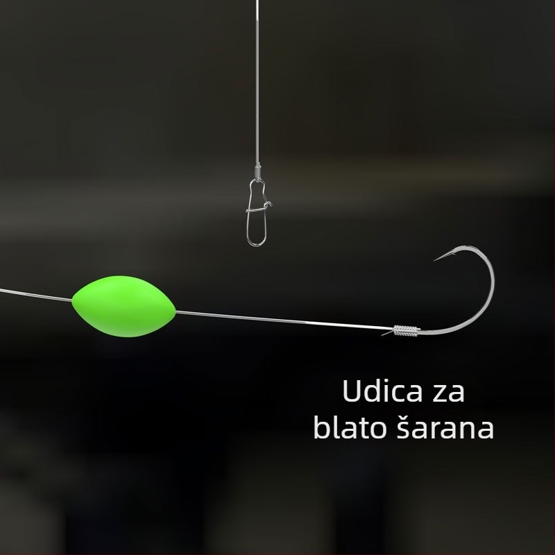 Luya set za ribolov na zmaja s invertiranom montažom, dodaci