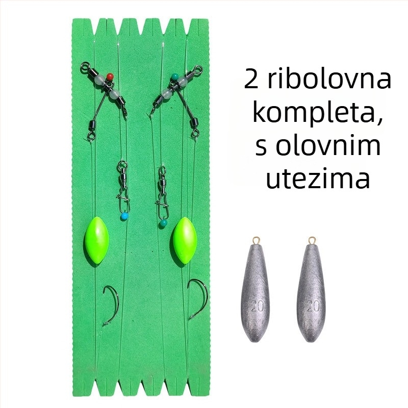 Luya set za ribolov na zmaja s invertiranom montažom, dodaci