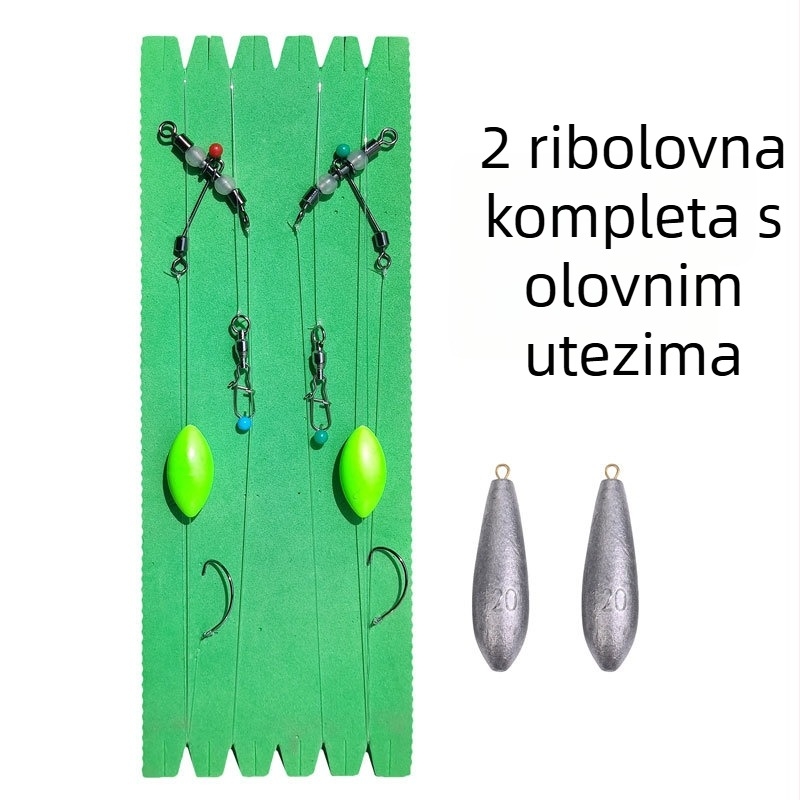Luya set za ribolov na zmaja s invertiranom montažom, dodaci