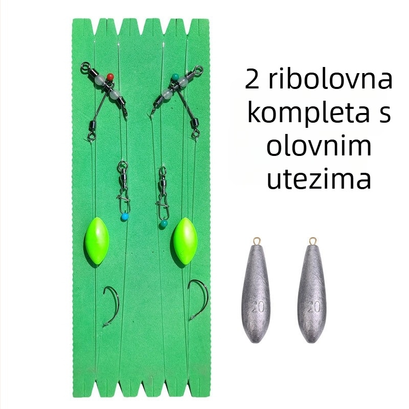 Luya set za ribolov na zmaja s invertiranom montažom, dodaci