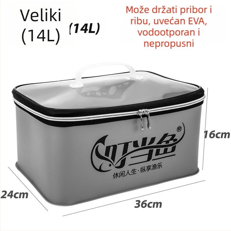 Jingle Fish: Višestruka kutija za ribolovnu opremu, prijenosna kutija za umjetne mamce i kukice