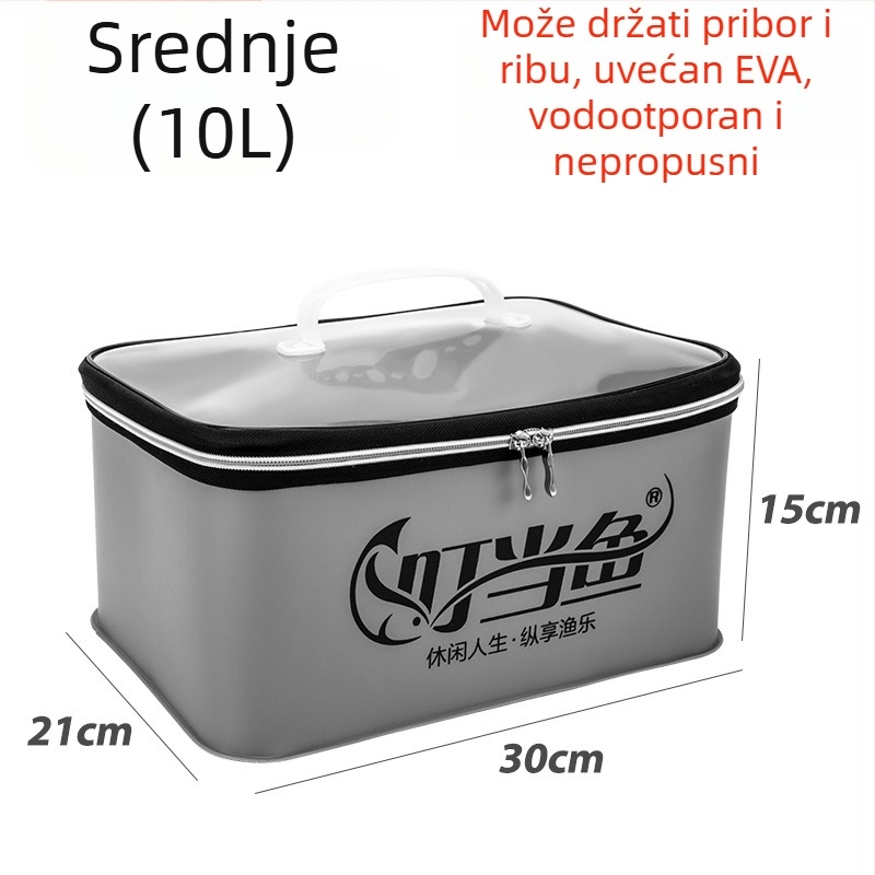 Jingle Fish: Višestruka kutija za ribolovnu opremu, prijenosna kutija za umjetne mamce i kukice