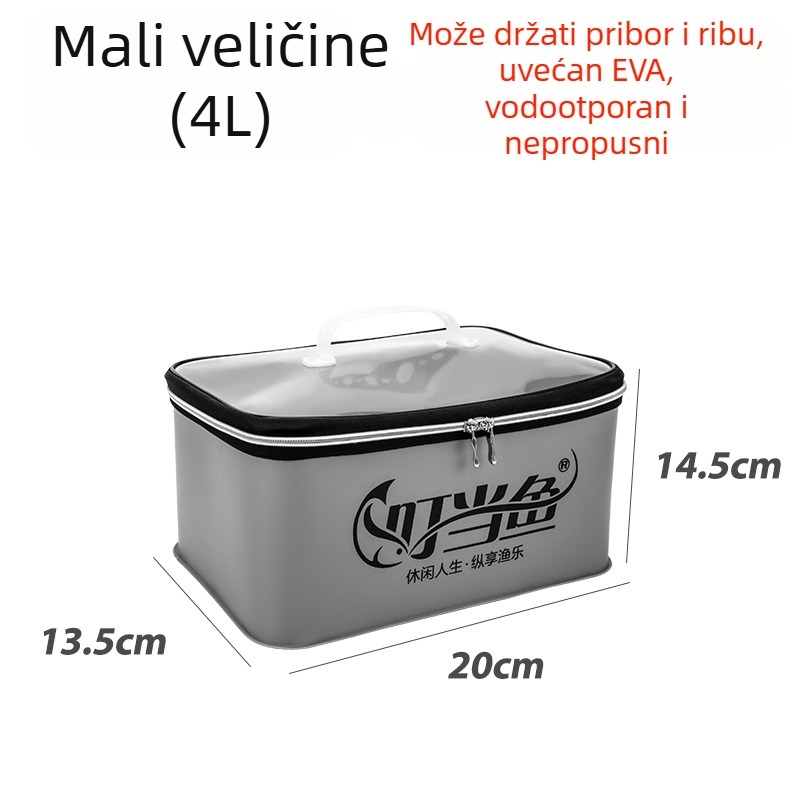 Jingle Fish: Višestruka kutija za ribolovnu opremu, prijenosna kutija za umjetne mamce i kukice